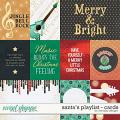 Santa's playlist - cards by WendyP Designs