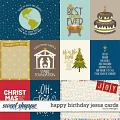 Happy Birthday Jesus Cards by LJS Designs