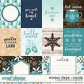 Winter Days | Cards by Digital Scrapbook Ingredients Winter Days | Cards by Digital Scrapbook Ingredients