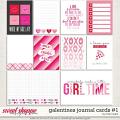 Galentines Journal Cards #1 by Traci Reed
