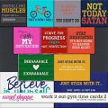 Work it Out Gym Time Cards 2 by Clever Monkey Graphics