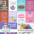Tea Party Cuties Cards by Clever Monkey Graphics 