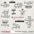 Everyday Beauty | Stamps by Digital Scrapbook Ingredients