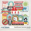 Healthcare Heroes Words by LJS Designs