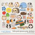 Little Pets Guinea Pig Stickers by lliella designs Little Pets Guinea Pig Stickers by lliella designs