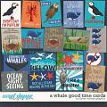 A Whale Good Time Cards by Clever Monkey Graphics 