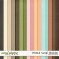 Wanna Hang? {Solids} by Digilicious Design