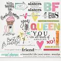 A Beautiful Life: Soul Sisters Wordys by Simple Pleasure Designs & Studio Basic & The Nifty Pixel