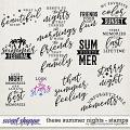 These Summer Nights | Stamps by Digital Scrapbook Ingredients These Summer Nights | Stamps by Digital Scrapbook Ingredients