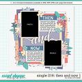 Cindy's Layered Templates - Single 216: Then and Now 1 by Cindy Schneider