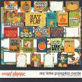 My Little Pumpkin Cards by Clever Monkey Graphics 