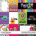 Monsterrific-Card Pack by JoCee Designs & Meghan Mullens