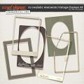 CU REALISTIC ELEMENTS | VINTAGE FRAMES Vol.4 by The Nifty Pixel