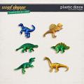 Plastic Dinos - CU - by Brook Magee  