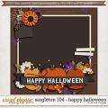 Brook's Templates - Singleton 104 - Happy Halloween by Brook Magee 
