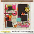 Brook's Templates - Singleton 105 - Hello Beautiful by Brook Magee