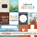 Around the world: Switzerland cards by Amanda Yi & WendyP Designs