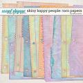 Shiny Happy People: Torn Papers by Erica Zane