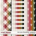 We Are Thankful: Papers by River Rose Designs