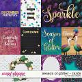 Season of glitter - cards by WendyP Designs
