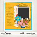 Quirky template no. 1 by Amanda Yi