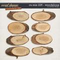 Cu Mix 226 - Wood slices by WendyP Designs
