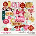 Spring Festival Stickers by lliella designs