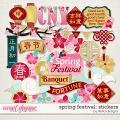 Spring Festival Stickers by lliella designs