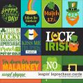 Leapn' Leprechaun Cards by Clever Monkey Graphics 