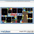 Cindy's Layered Templates - Single 233: It's a Dog's Life by Cindy Schneider