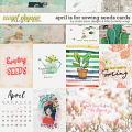 April Is For Sowing Seeds Cards by Studio Basic & Little Butterfly Wings