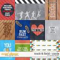 Track & field - Cards 1 by WendyP Designs