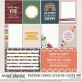 Harvest Moon Journal Cards #2 by Traci Reed