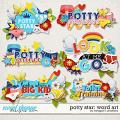 Potty Star Word Art by Meagan's Creations