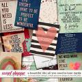 A Beautiful Life: All You Need Is Less Cards by Simple Pleasure Designs & Studio Basic & The Nifty Pixel