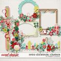 Retro Christmas: Clusters by Meagan's Creations