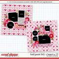 Cindy's Layered Templates - Half Pack 341: I Heart U 17 by Cindy Schneider