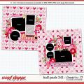 Cindy's Layered Templates - Half Pack 341: I Heart U 17 by Cindy Schneider