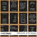Feltboards: In the kitchen by Amanda Yi