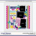 Cindy's Layered Templates - Everyday Single 11 by Cindy Schneider