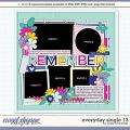Cindy's Layered Templates - Everyday Single 13 by Cindy Schneider
