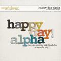 Happy Day Alpha by Pink Reptile Designs
