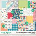 Happy Day Patterned Cards by Traci Reed