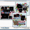 Cindy's Layered Templates - Trio Pack 114: Precious Pups by Cindy Schneider