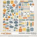 Summer Camp Stickers by Traci Reed Summer Camp Stickers by Traci Reed
