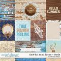 Time for sand and sun - cards by WendyP Designs Time for sand and sun - cards by WendyP Designs