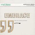 Embrace Alpha by Pink Reptile Designs Embrace Alpha by Pink Reptile Designs