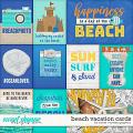 Beach Vacation Cards by Clever Monkey Graphics
