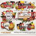 Eating Out: Burgers Word Art by Meagan's Creations Eating Out: Burgers Word Art by Meagan's Creations