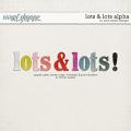 Lots & Lots Alpha by Pink Reptile Designs Lots & Lots Alpha by Pink Reptile Designs